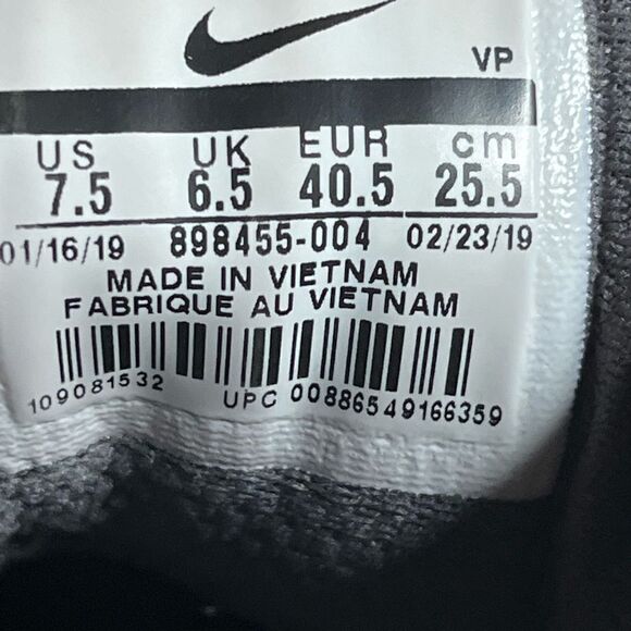 Nike Air Precision Mens Basketball Sneakers Wolf Grey/Black Size 7.5 - Picture 7 of 7